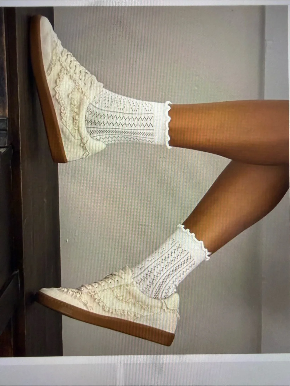 Dolce Vita Cream Notice Low-Top Sneakers